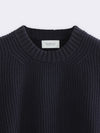 Girocollo in pura Lana a maglia inglese