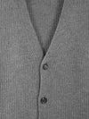 Pure Wool English Rib Cardigan