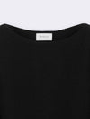 Boatneck in pura Lana con lavorazione casentino