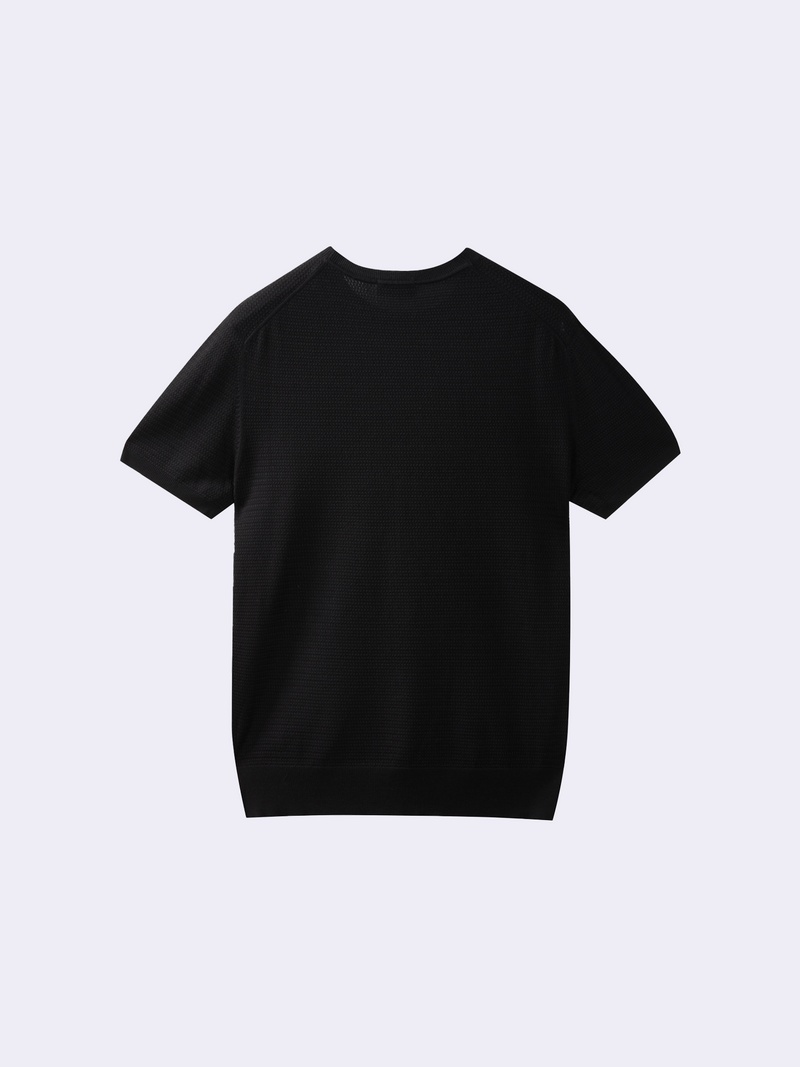 T-Shirt in Cotone leggero con struttura