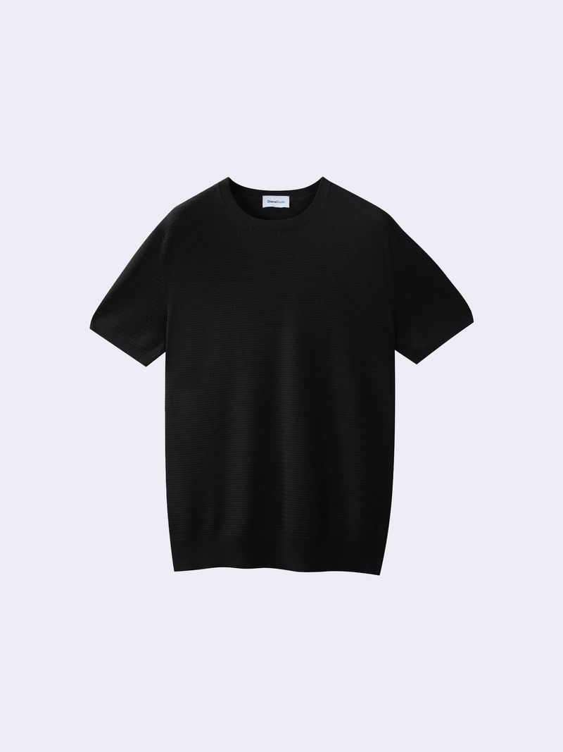 T-Shirt in Cotone leggero con struttura
