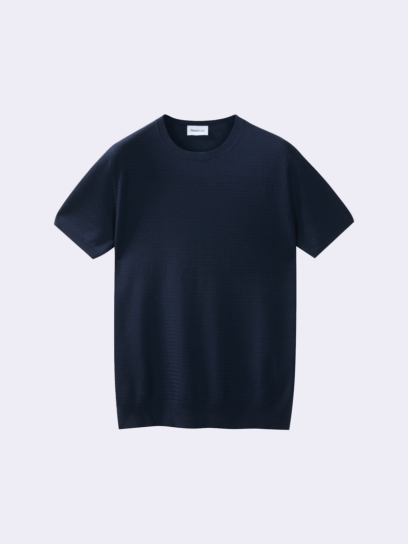 T-Shirt in Cotone leggero con struttura