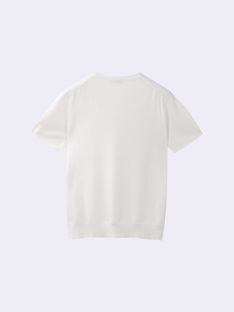 T-Shirt in Cotone leggero con struttura