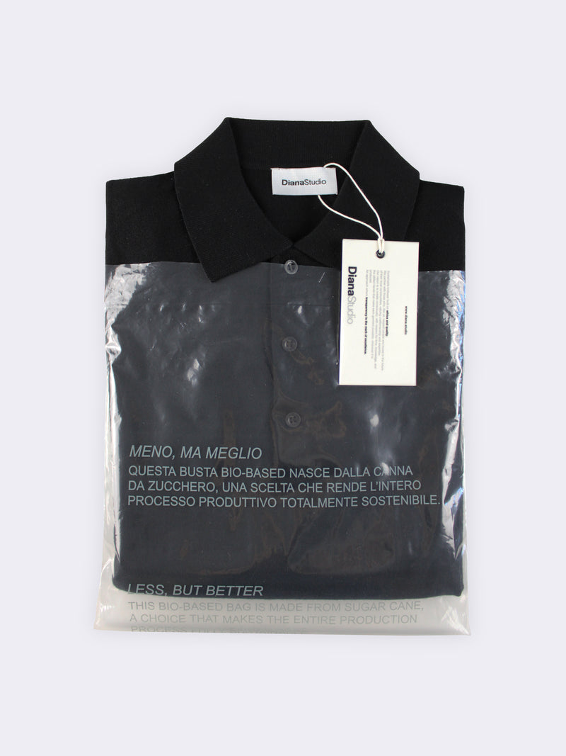 Feines Poloshirt aus Kaschmir und extrafeiner Merinowolle