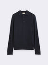 Feines Poloshirt aus Kaschmir und extrafeiner Merinowolle