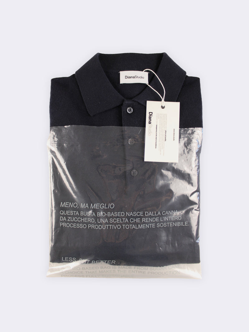 Feines Poloshirt aus Kaschmir und extrafeiner Merinowolle