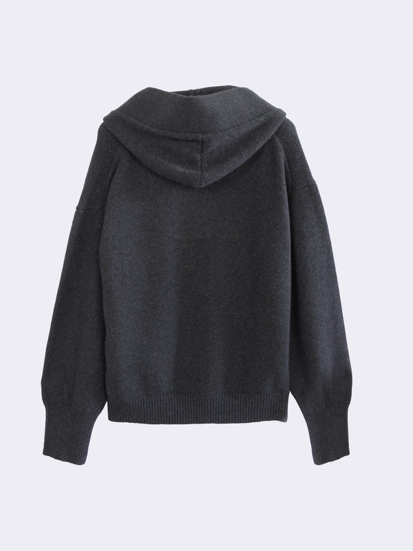 Cotton and Wool Oversized Sweatshirt