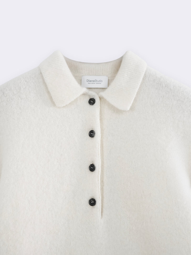 Boxy-Polo aus Babyalpaka