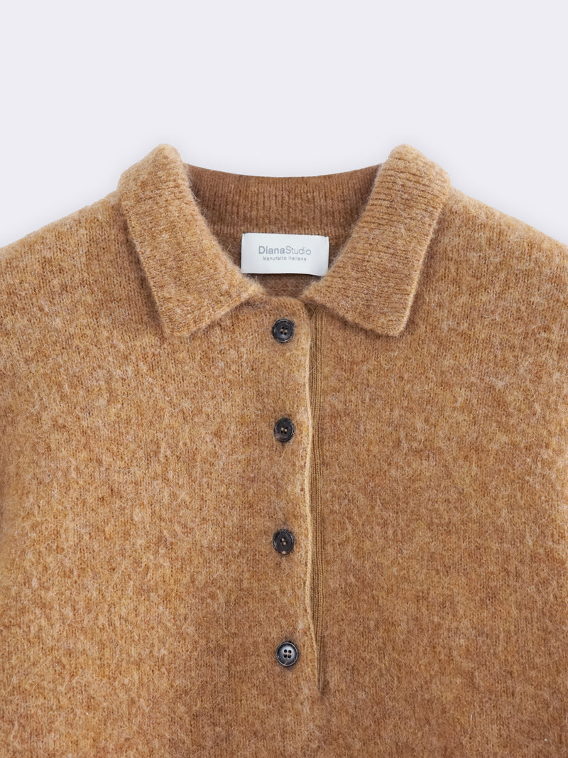 Boxy-Polo aus Babyalpaka