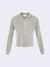 Maglia full zip in Lana e Cotone