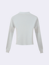 Maglia full zip in Lana e Cotone