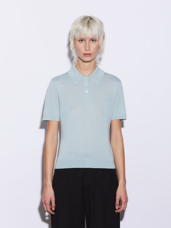 Polo in Micromodal e Seta