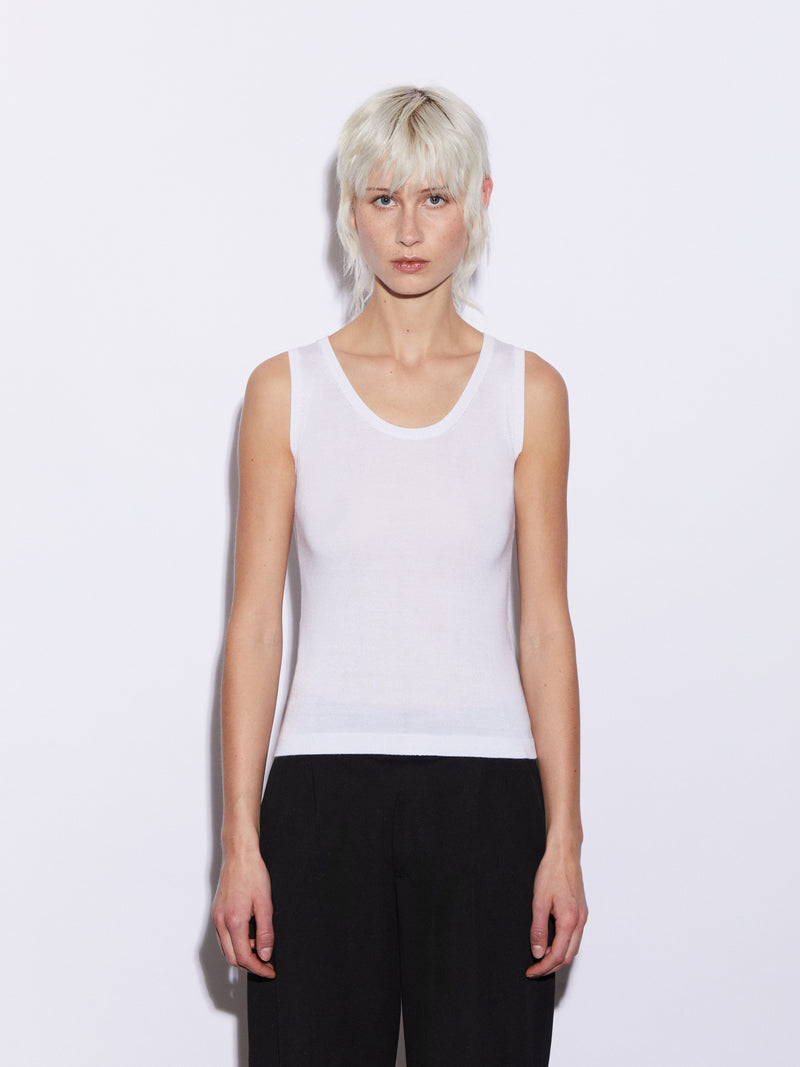 Tank top in Micromodal e Seta