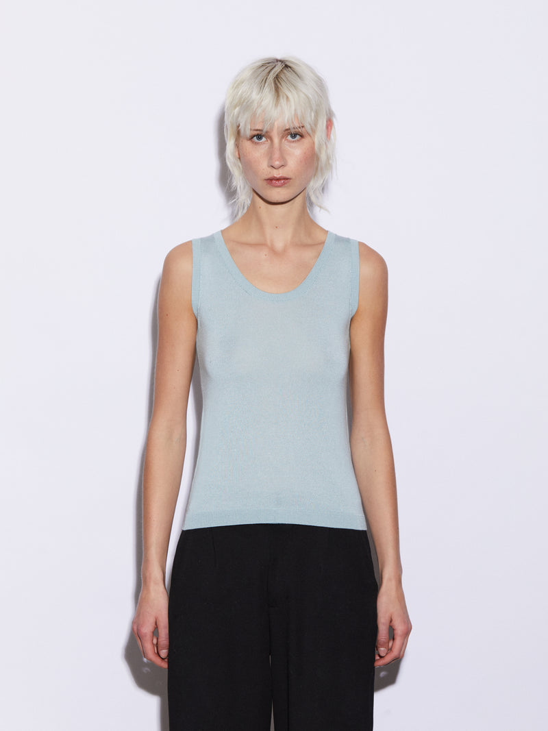 Tank top in Micromodal e Seta
