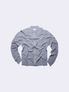 Giacca zip in Lino in punto chicco di riso