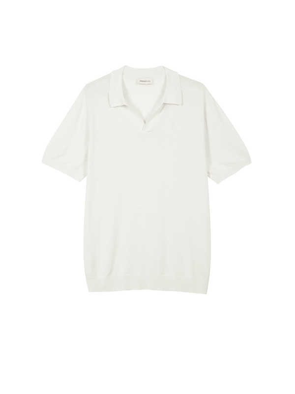 Polo senza bottoni in Cotone Leggero