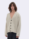 Cardigan oversize con lavorazione Casentino