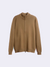 Giacca Zip in Maglia Rasata in Cotone