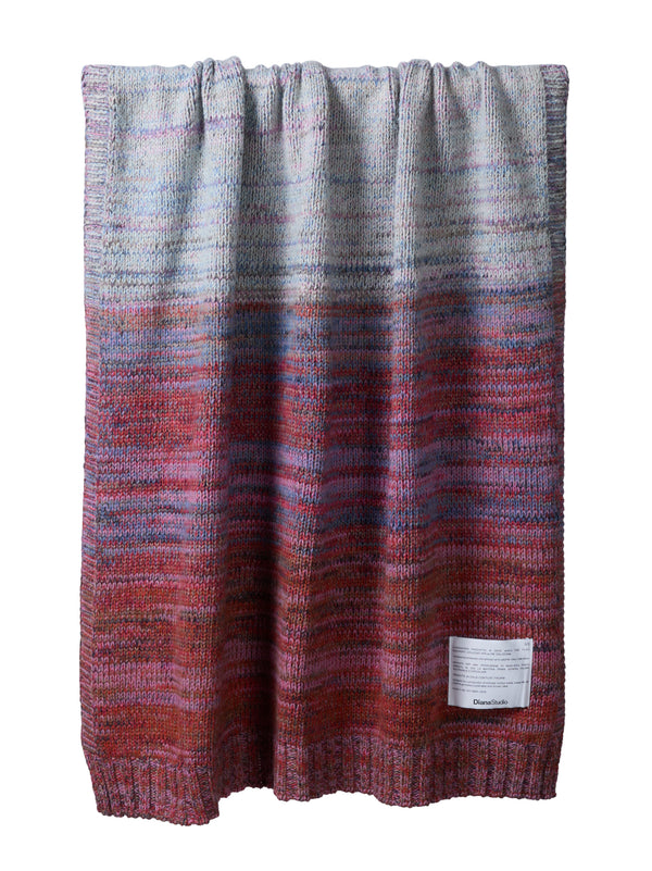 Coperta Circolare con abbinamento di filati [160cm X 95cm]