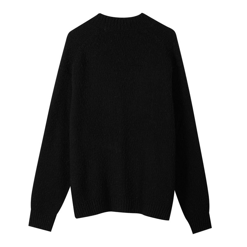 Cardigan oversize con lavorazione Casentino