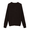 Cardigan con collo serafino misto Lana Merino bouclé