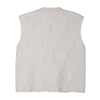 Gilet a trecce in Lana Shetland