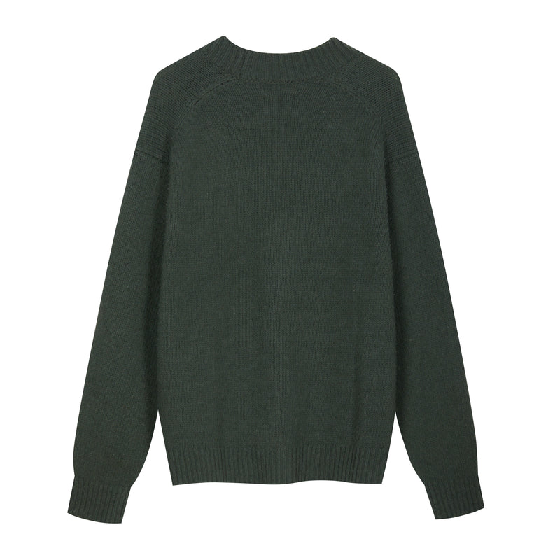 Cardigan oversize con lavorazione Casentino