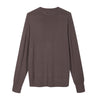 Fine crew neck in Cashmere and Extrafine Merino