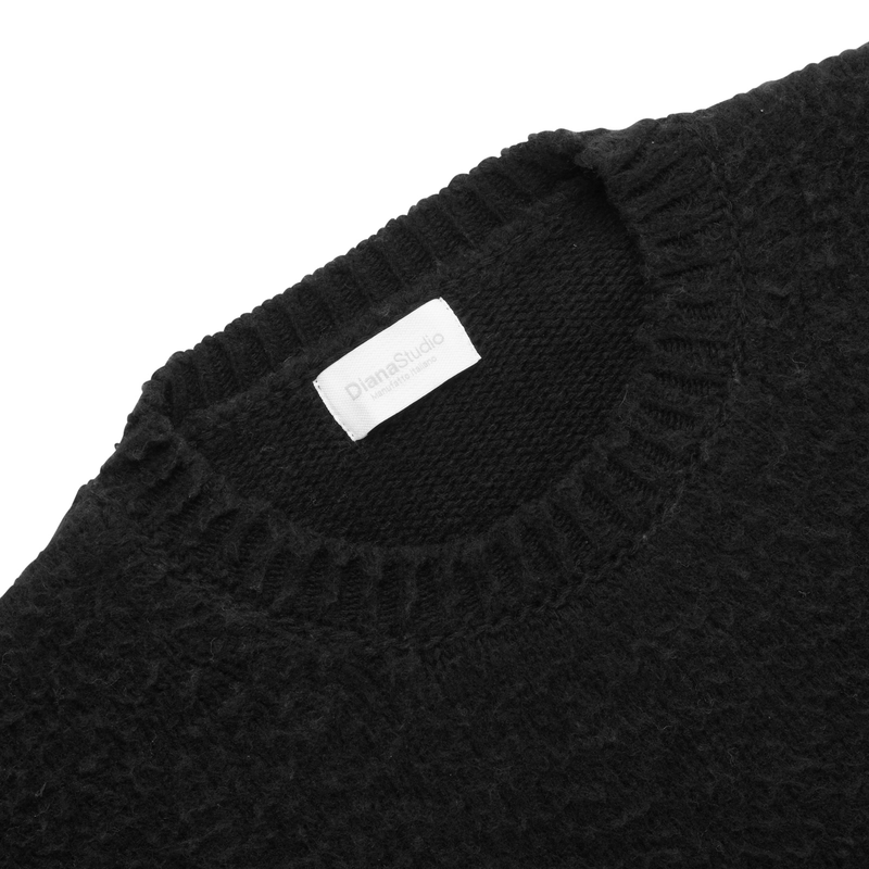 Oversized crewneck with Casentino workmanship