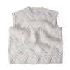 Gilet a trecce in Lana Shetland