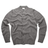 Cardigan con collo serafino misto Lana Merino bouclé