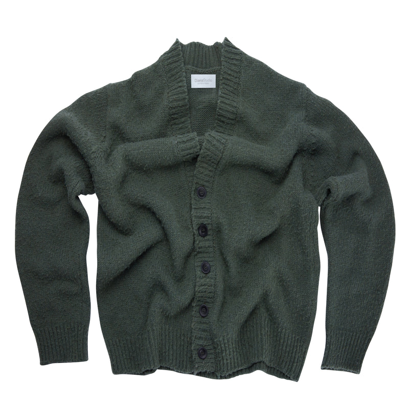 Cardigan oversize con lavorazione Casentino