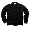 Cardigan con collo serafino misto Lana Merino bouclé