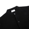 Cardigan con collo serafino misto Lana Merino bouclé