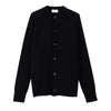 Cardigan con collo serafino misto Lana Merino bouclé