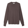 Fine crew neck in Cashmere and Extrafine Merino