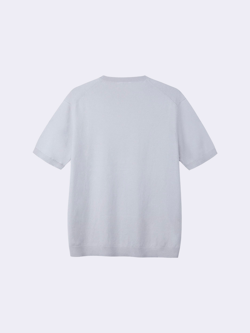T-Shirt in Maglia in Cotone